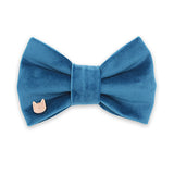 Royal Blue Luxe Velvet Bow
