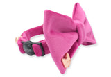 Hot Pink Luxe Velvet Cat Collar