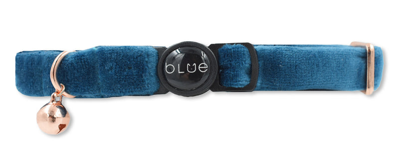 Royal Blue Luxe Velvet Cat Collar