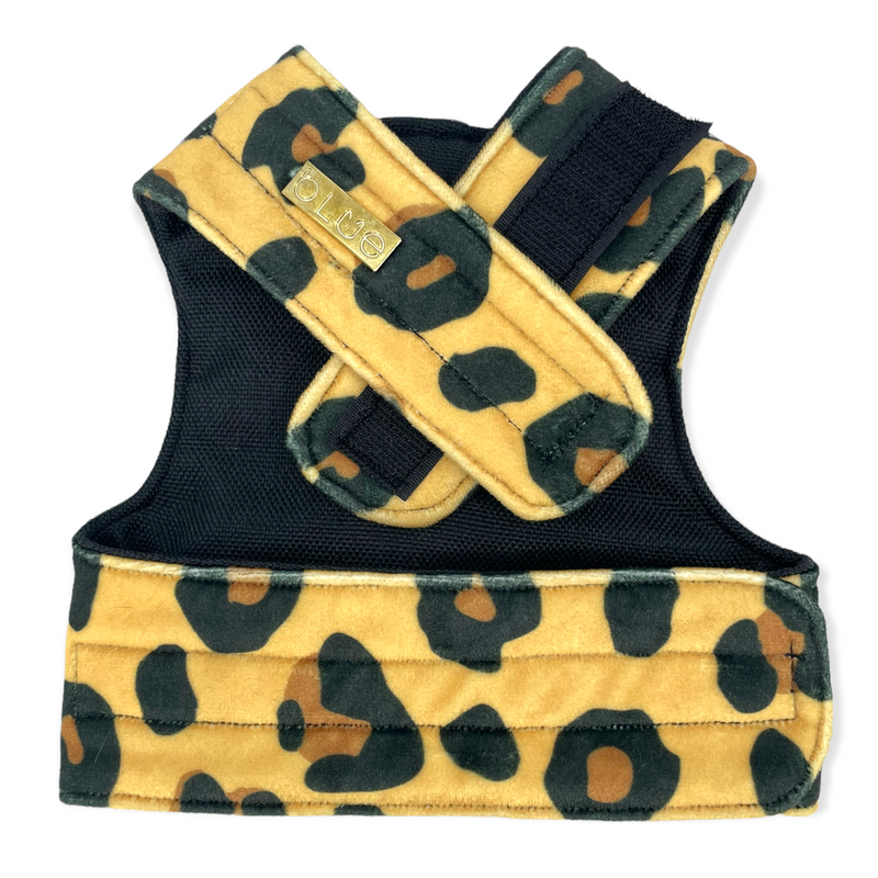 Leopard Print Luxe Velvet Jacket Harness