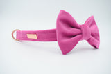 Hot Pink Luxe Velvet Bow